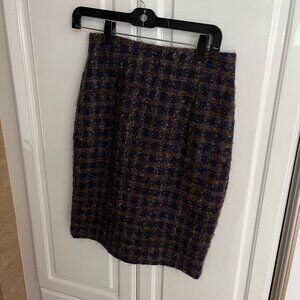 Ann Taylor checked mini skirt